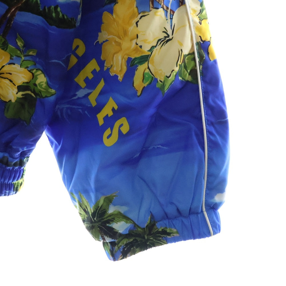 GUCCI(グッチ) 22AW スーベニアフロムロサンゼルス プリントナイロンジャケット ブルゾン マルチカラー ブルー ナイロン 46 694137 ZAJI0