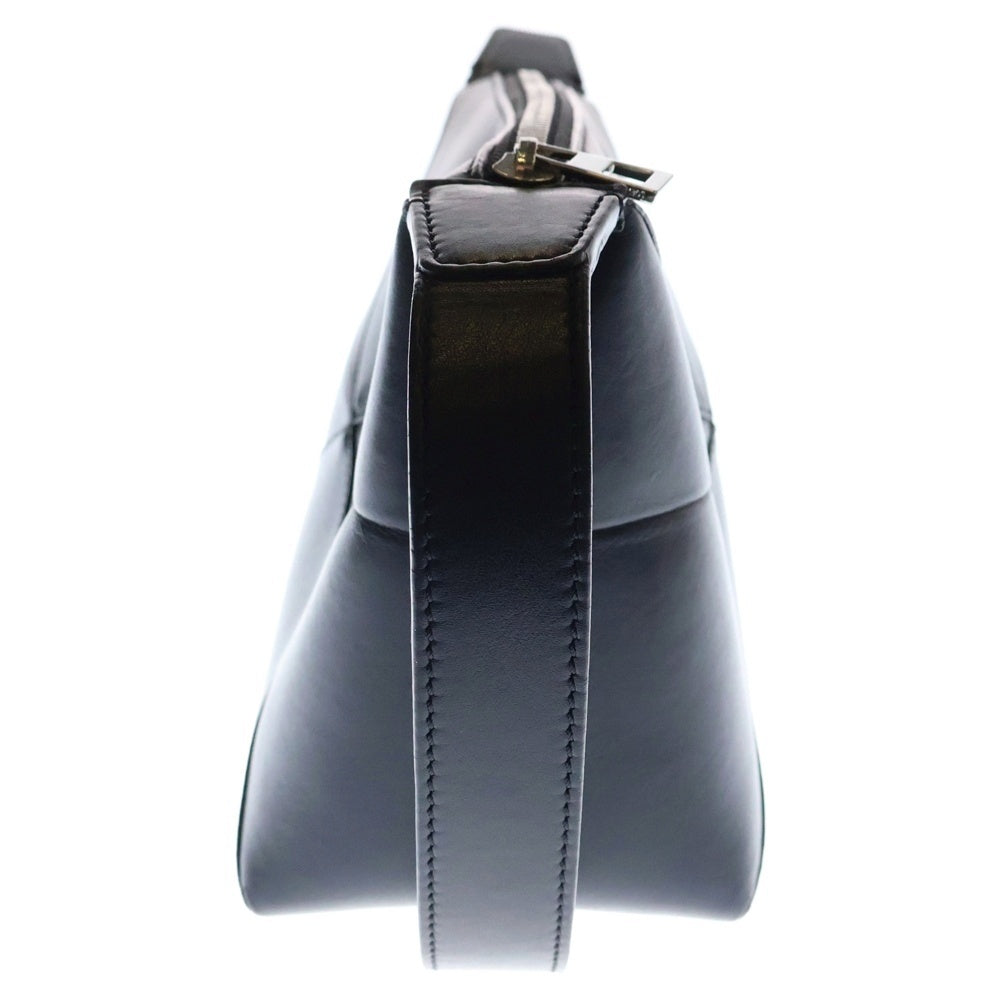LOEWE(ロエベ) パズル フォールド セカンドバッグ クラッチバッグ ハンドバッグ ブラック シルバー金具 レザー