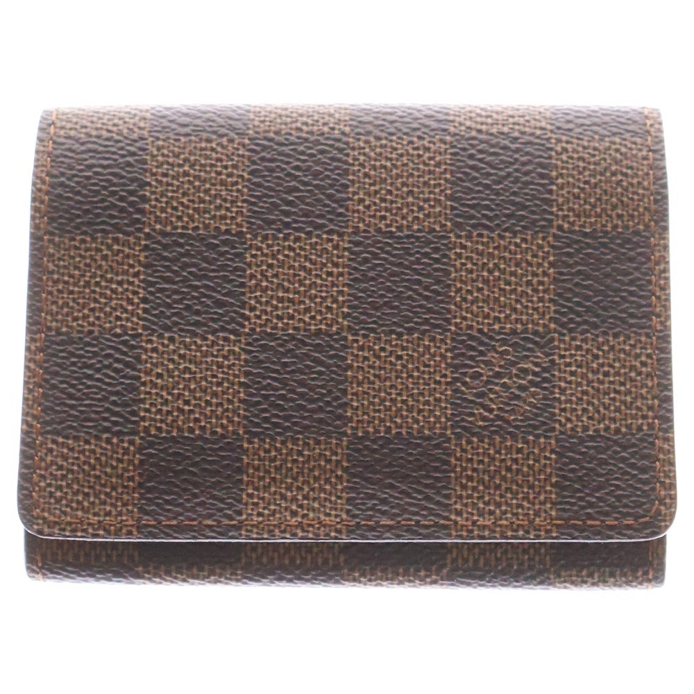 LOUIS VUITTON(ルイヴィトン) ダミエ アンヴェロップ・カルト ドゥ ヴィジット カードケース コインケース 財布 ブラウン PVC N62920
