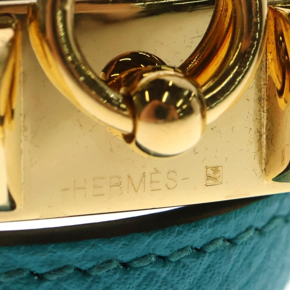 HERMES(エルメス) リヴァル ドゥブルトゥール ブレスレット エメラルドグリーン ゴールド金具 X刻印