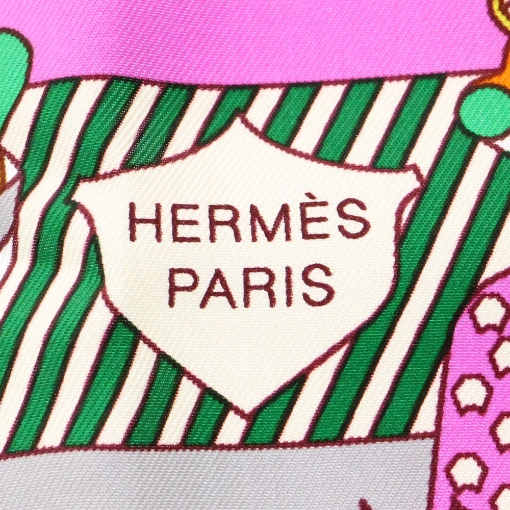 HERMES(エルメス) カレ90 パティスリーフランセーズ スカーフ マルチカラー シルク