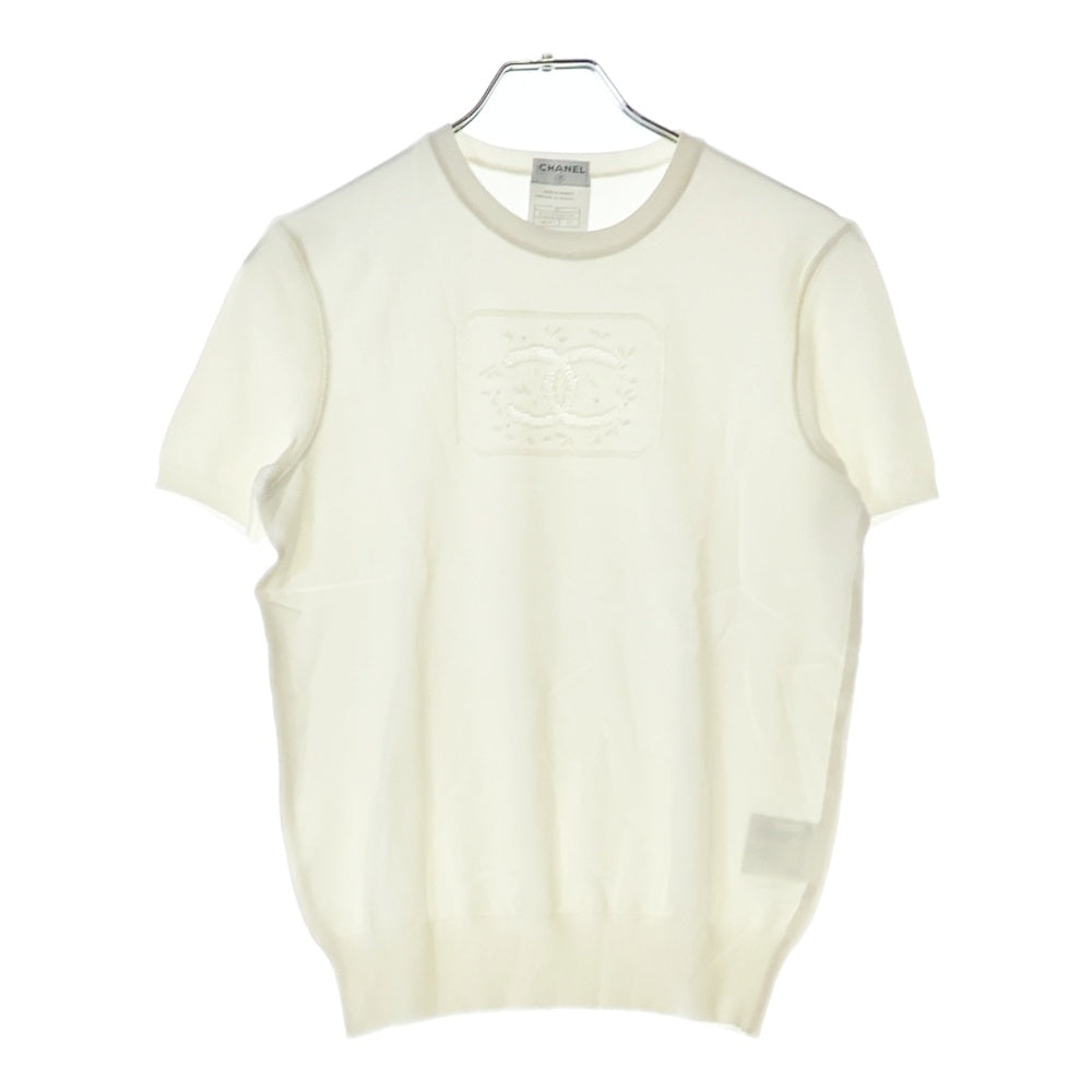 CHANEL(シャネル) ココマーク S/S Summer Knit 半袖サマーニット ホワイト レディース 04C P22713V01500
