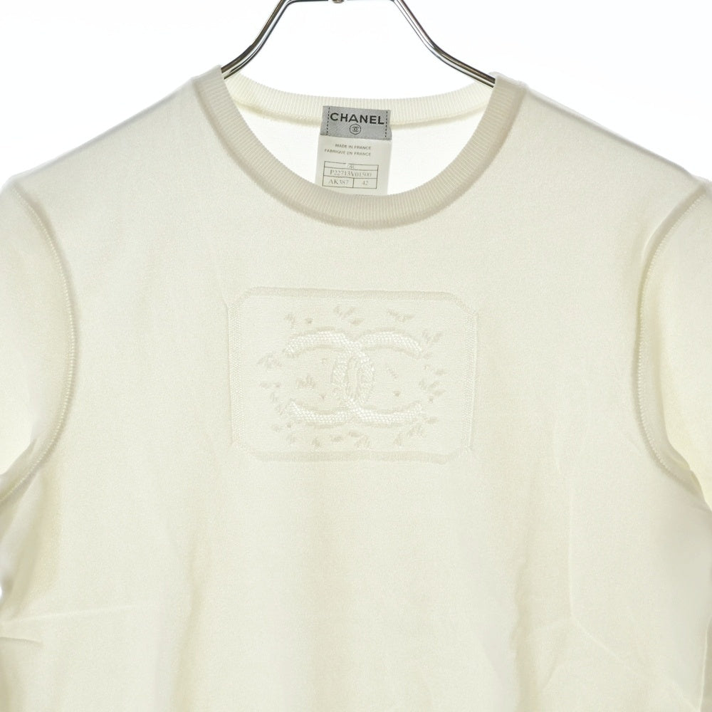 CHANEL(シャネル) ココマーク S/S Summer Knit 半袖サマーニット ホワイト レディース 04C P22713V01500