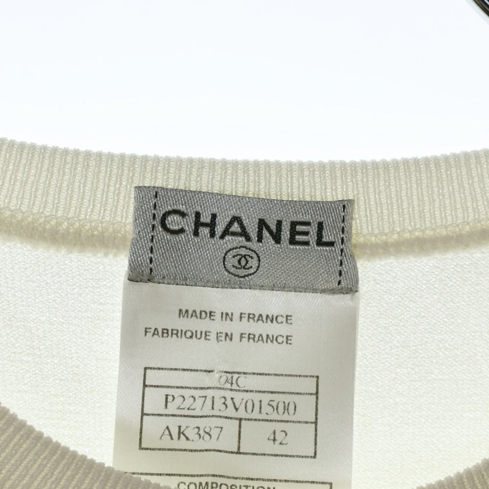 CHANEL(シャネル) ココマーク S/S Summer Knit 半袖サマーニット ホワイト レディース 04C P22713V01500