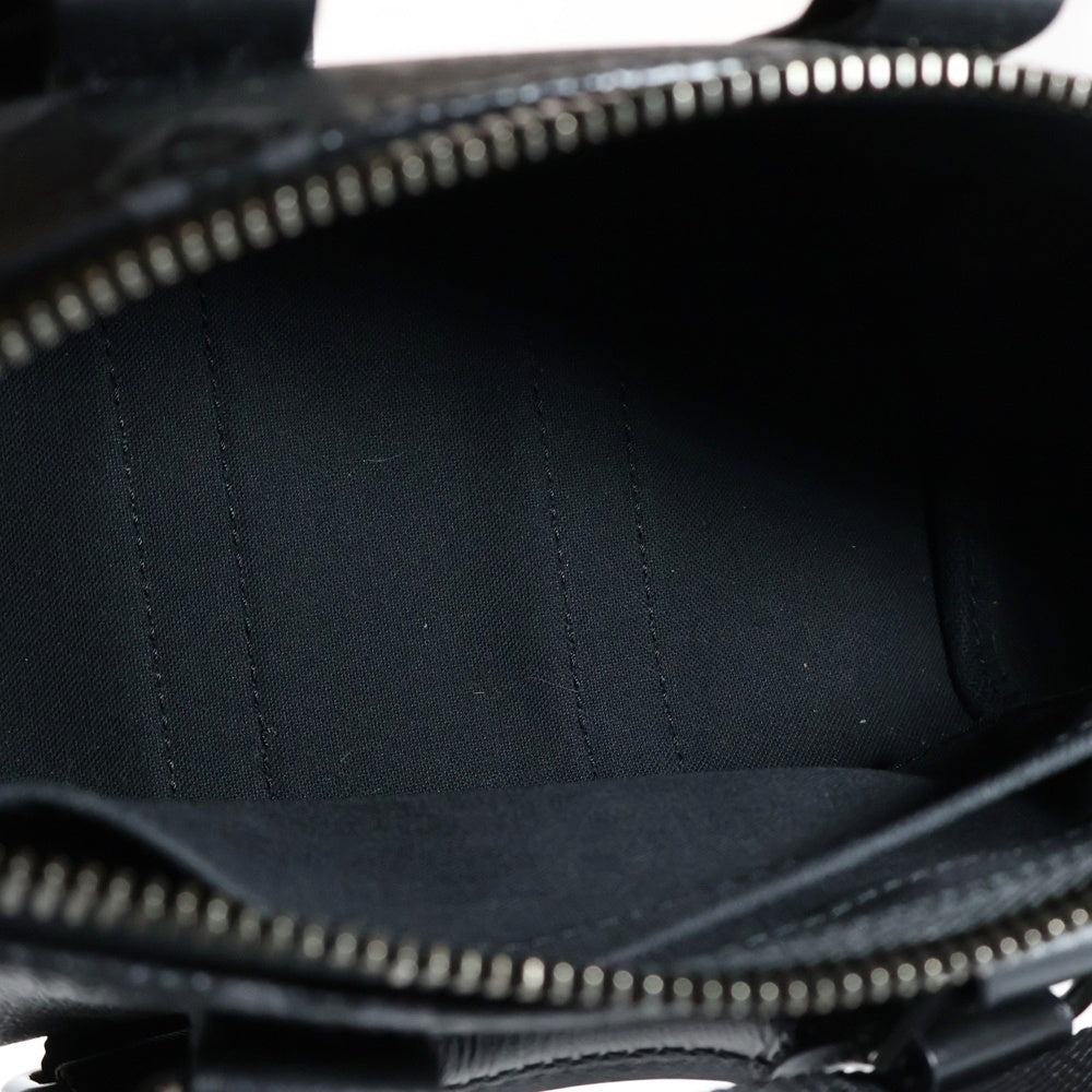 LOUIS VUITTON(ルイヴィトン) キーポル バンドリエール25 モノグラムエクリプス PVC レザー 2WAY ハンド ショルダーバッグ シルバー金具 ブラック M46271 RFID