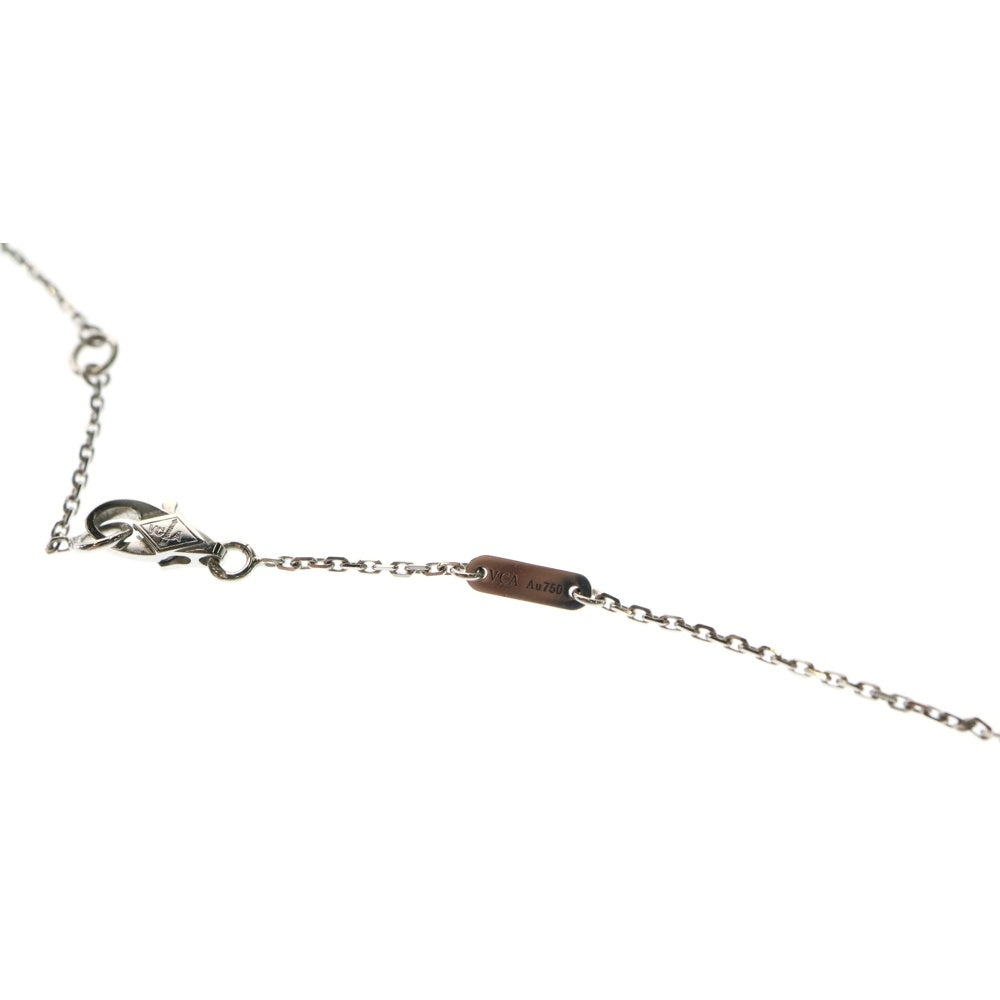 Van Cleef & Arpels(ヴァンクリーフアンドアーペル) スウィートアルハンブラ ダイヤネックレス Au750WG ホワイトゴールド VCARO85900