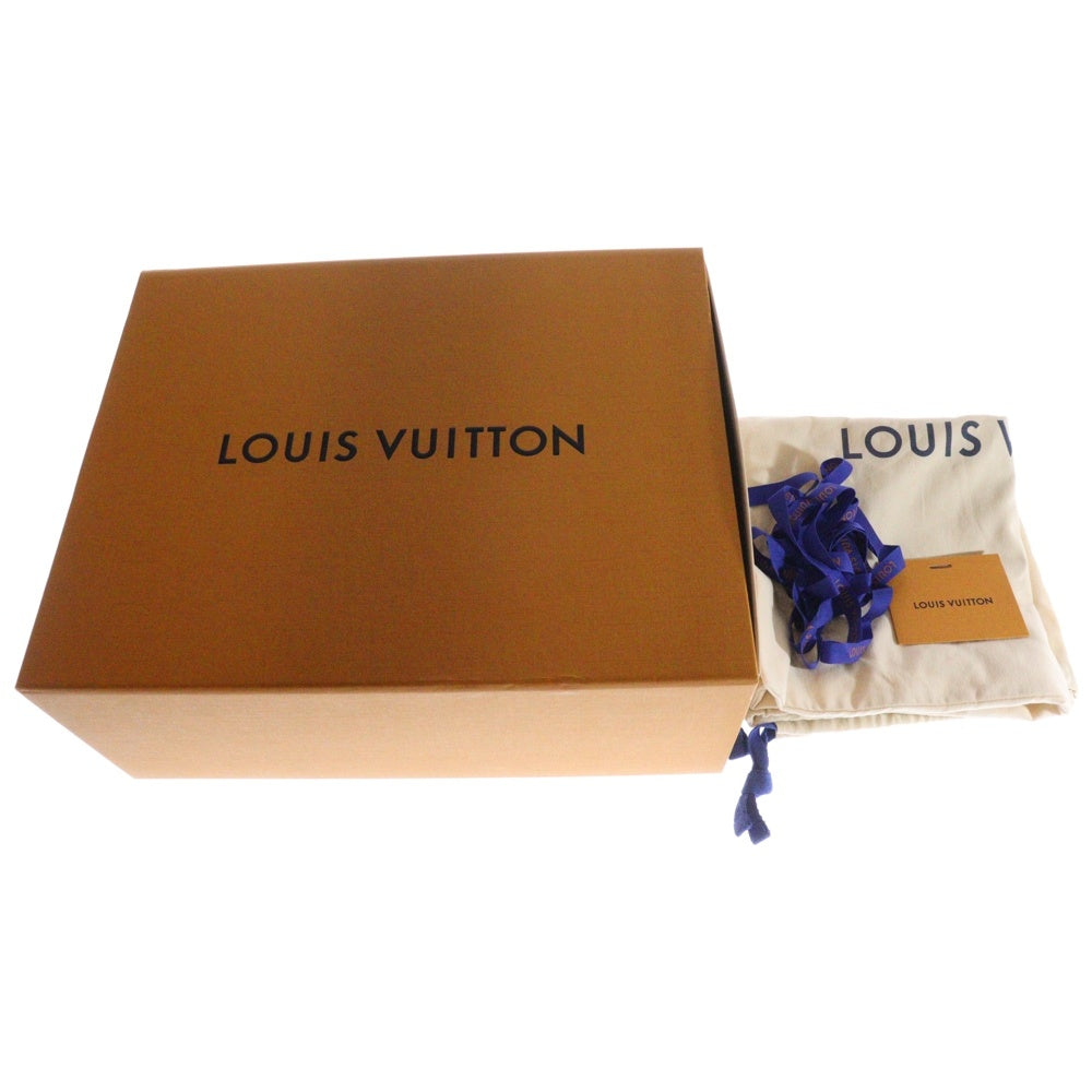 LOUIS VUITTON(ルイヴィトン) モノグラム スタートレイル ブーツ ヒール シューズ ブラウン×ブラック #38 レディース