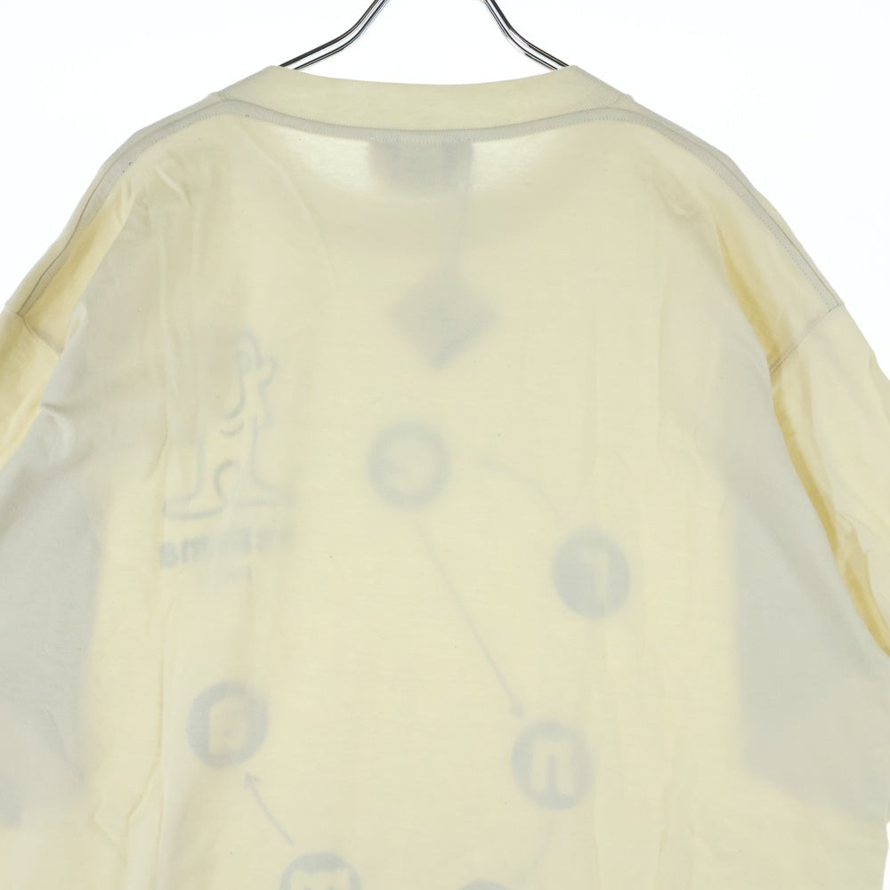 renoma(レノマ) ロゴプリント 半袖Tシャツ カットソー アイボリー