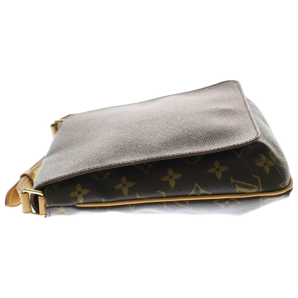 LOUIS VUITTON(ルイヴィトン) モノグラム ミュゼットサルサ ショルダーバッグ ミニバッグ ポシェット ブラウン ゴールド金具 レザー×PVC M51387