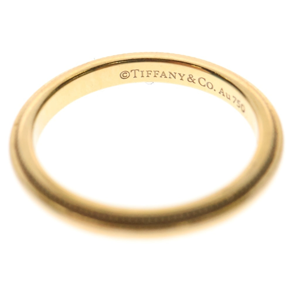 TIFFANY&Co(ティファニー) ミルグレイン リング 指輪 ゴールド 6.5号 AU750 2.3g