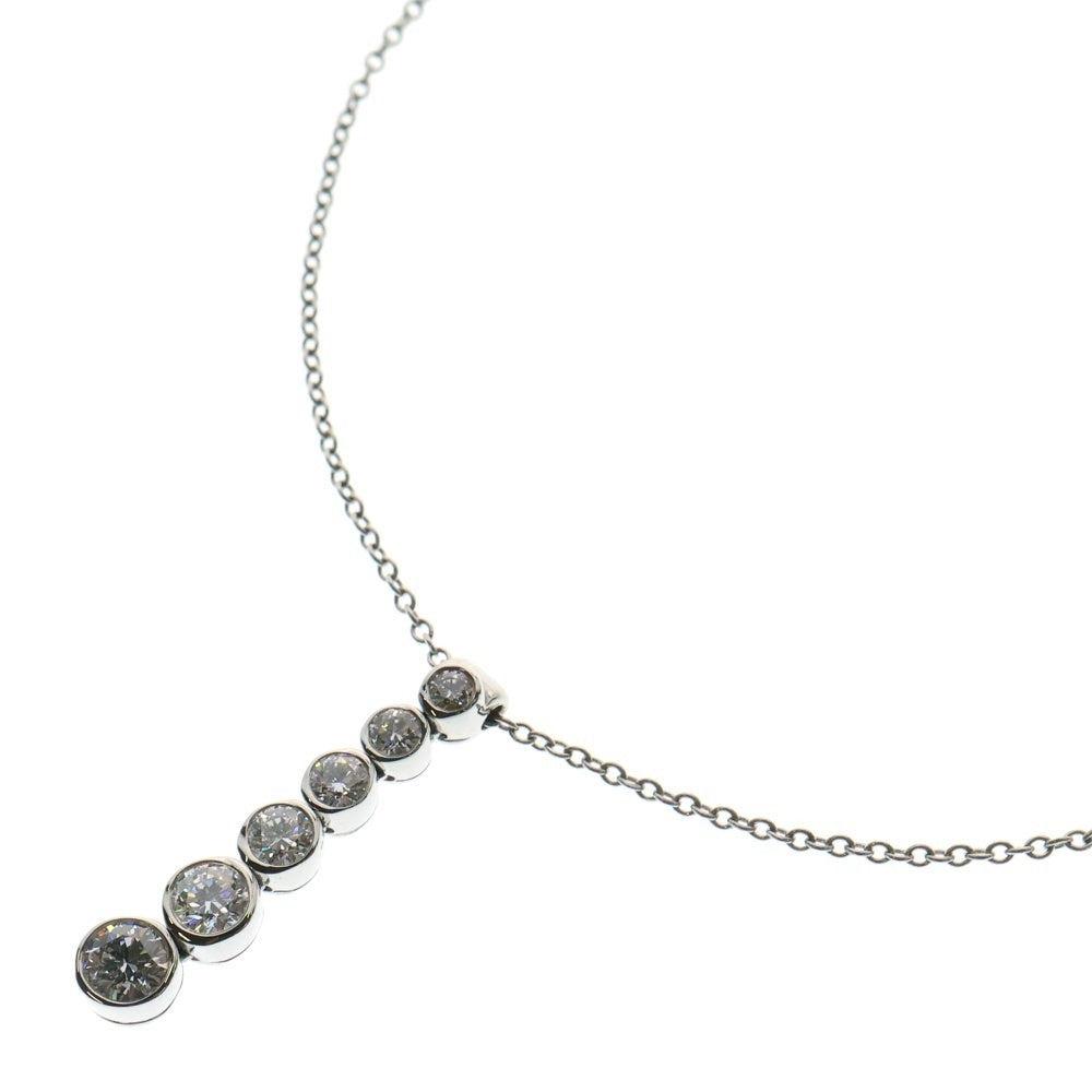 TIFFANY&Co(ティファニー) ジャズ グラジュエイテッド ダイヤネックレス Pt950 プラチナ ペンダント ジュエリー