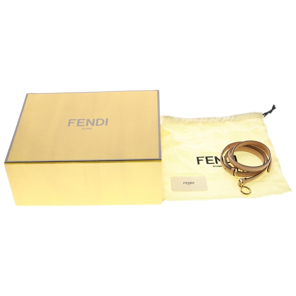 FENDI(フェンディ) Peekaboo ISeeU ピーカブー アイシーユー プチ レザー 2WAY ハンド ショルダーバッグ ゴールド金具 ピンク