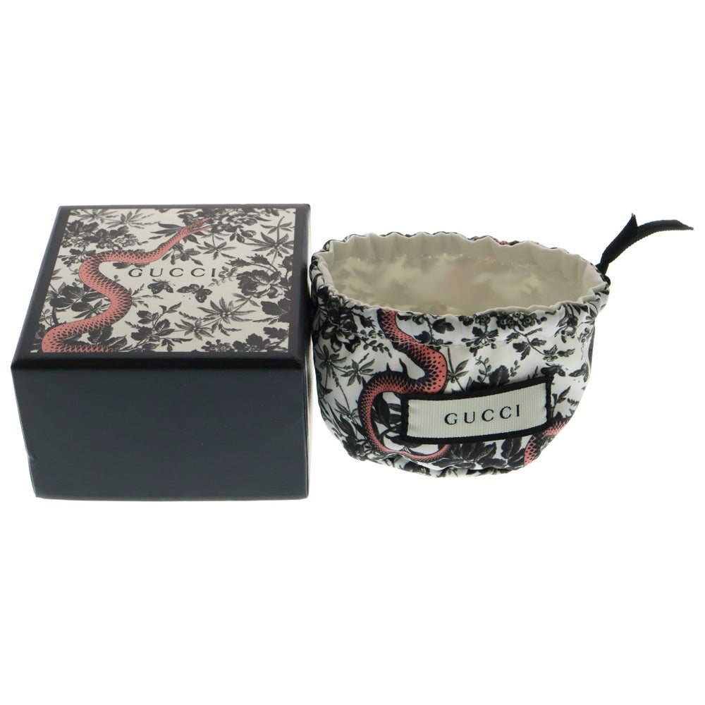 GUCCI(グッチ) インターロッキングG ヴィンテージウェブリング ピンククリスタル×ゴールドフィニッシュメタル 指輪 539112