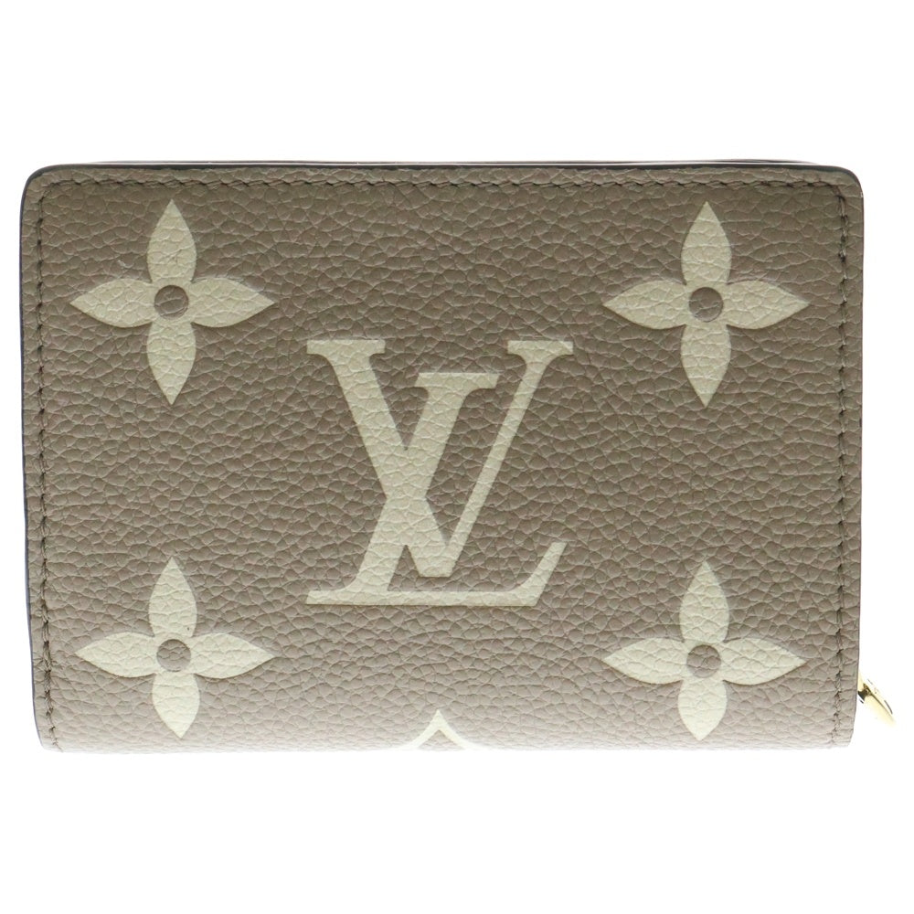 LOUIS VUITTON(ルイヴィトン) バイカラー モノグラムアンプラント ポルトフォイユ・クレア コンパクトウォレット 財布 トゥルトレールクレーム RFID M82370