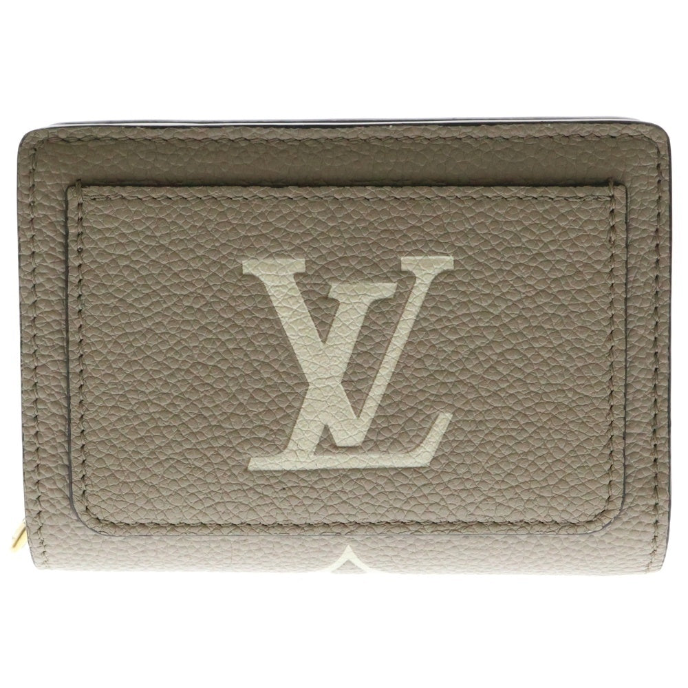 LOUIS VUITTON(ルイヴィトン) バイカラー モノグラムアンプラント ポルトフォイユ・クレア コンパクトウォレット 財布 トゥルトレールクレーム RFID M82370
