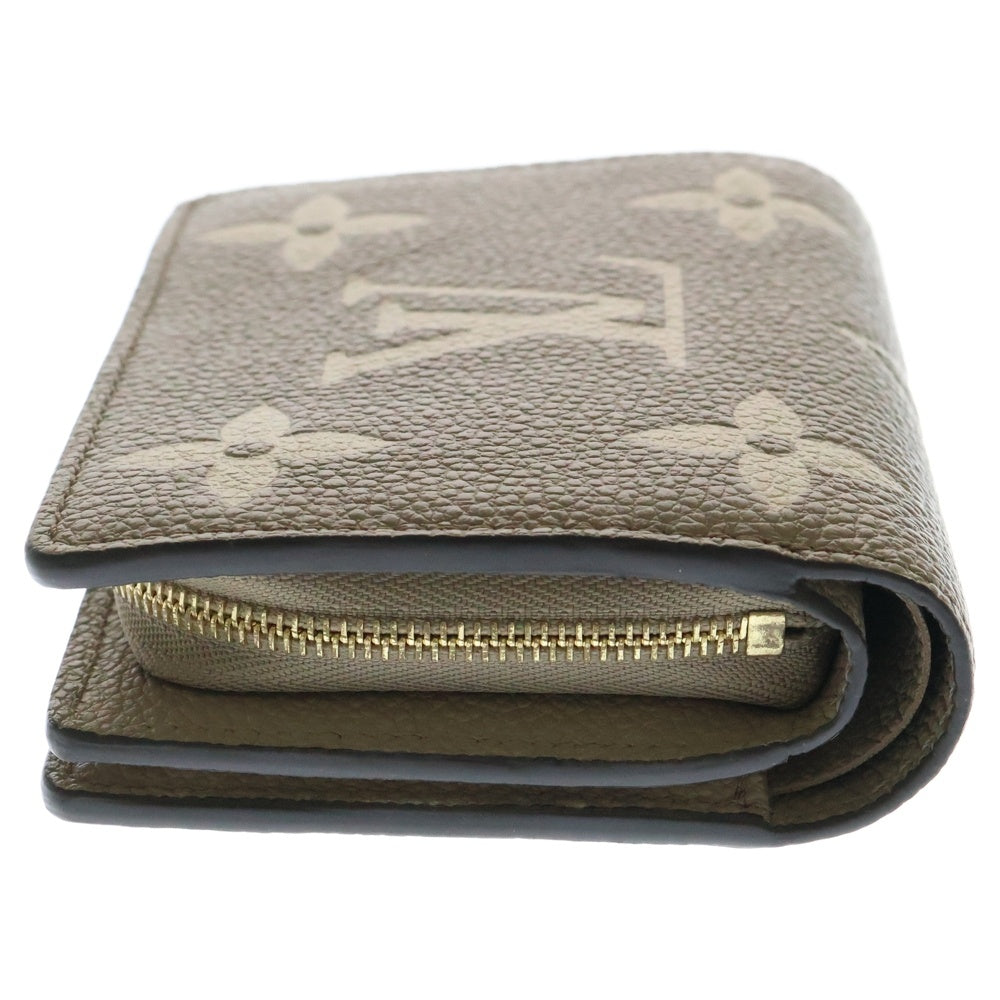 LOUIS VUITTON(ルイヴィトン) バイカラー モノグラムアンプラント ポルトフォイユ・クレア コンパクトウォレット 財布 トゥルトレールクレーム RFID M82370