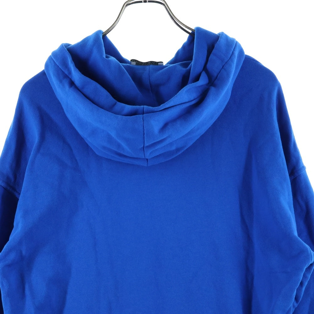 GIVENCHY(ジバンシィ) Blue Address Logo Hoodie BMJ05430AF ロゴ プルオーバーパーカー ブルー