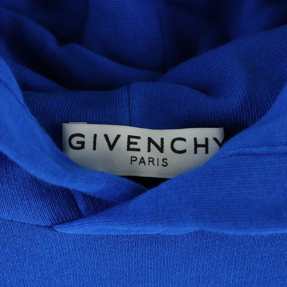 GIVENCHY(ジバンシィ) Blue Address Logo Hoodie BMJ05430AF ロゴ プルオーバーパーカー ブルー