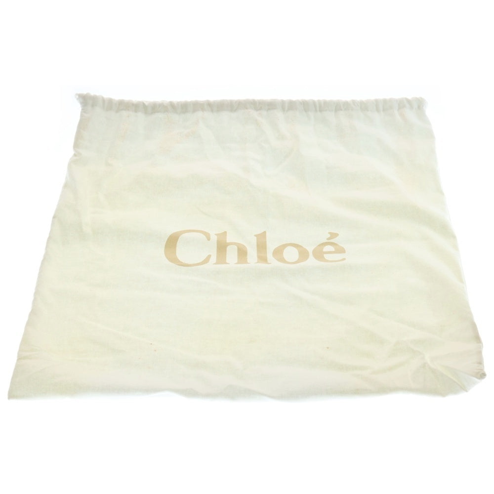 Chloe(クロエ) ウッディ ミディアム トートバッグ ハンドバッグ インディゴブルー デニム×レザー 01227565