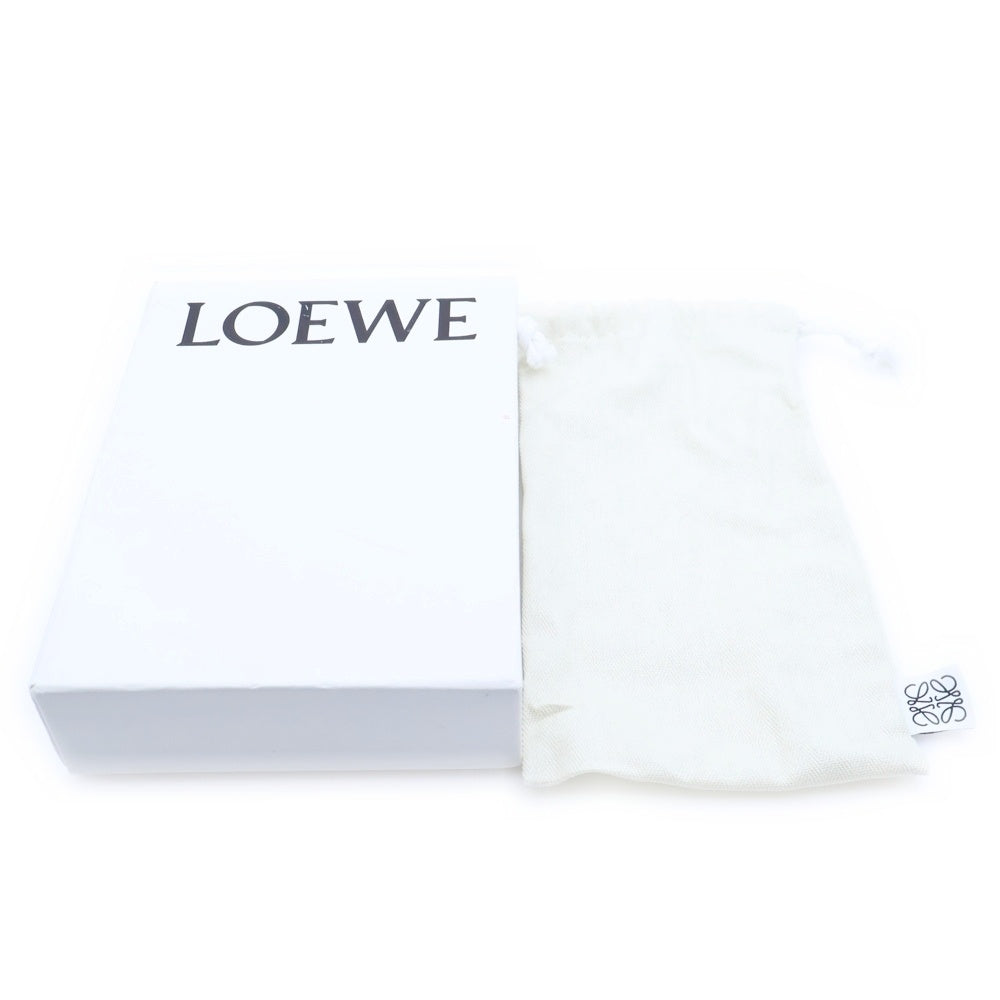 LOEWE(ロエベ) ダブル コインケース ピンク レザー 小銭入れ ストラップ