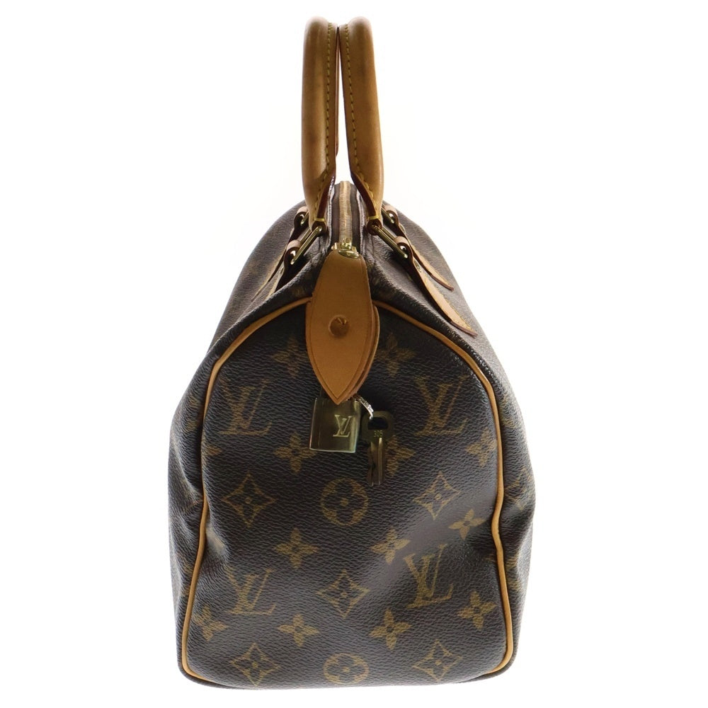LOUIS VUITTON(ルイヴィトン) モノグラム スピーディ25 ハンドバッグ ミニボストンバッグ ブラウン レザー×PVC M41528