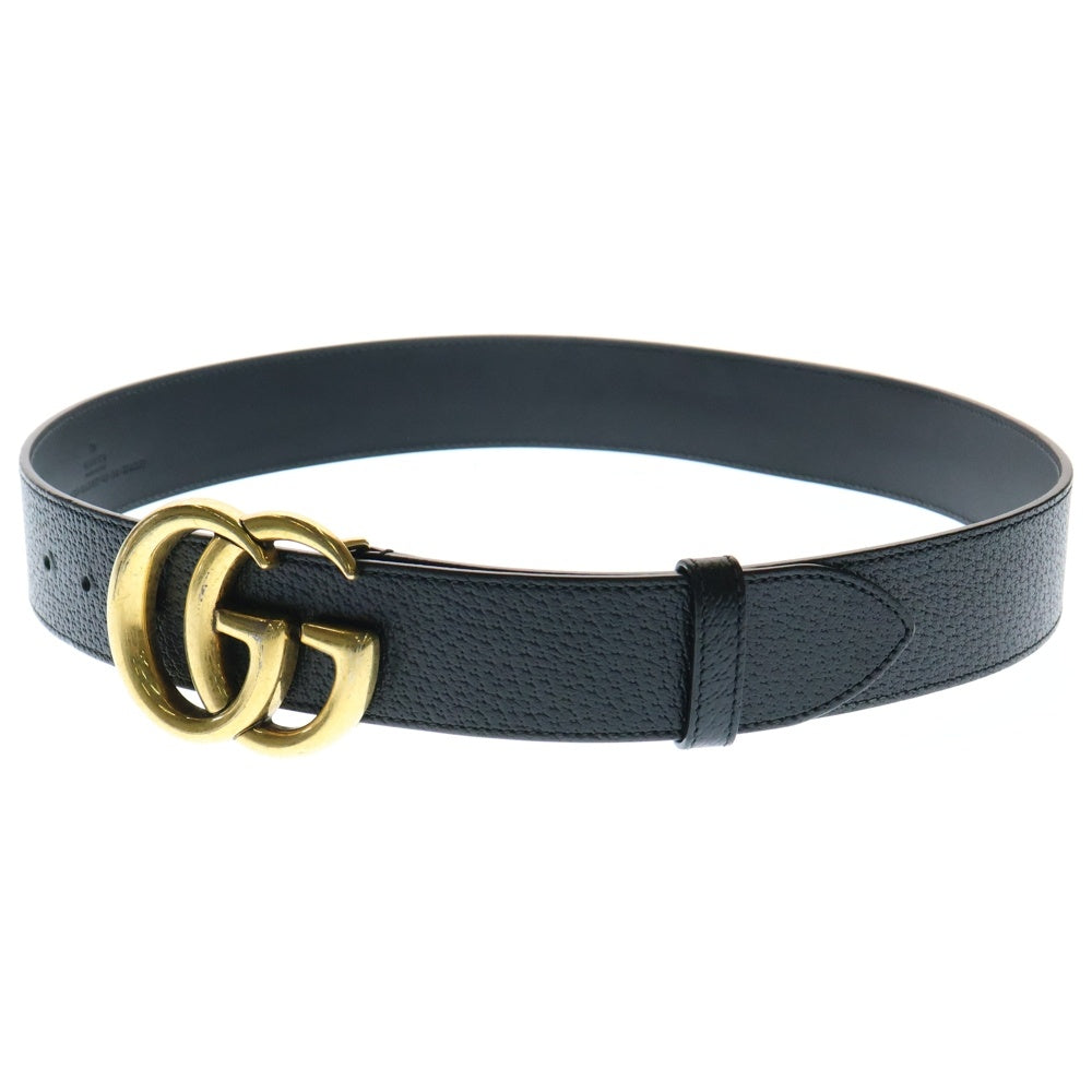 GUCCI(グッチ) GGマーモント ベルト ブラック レザー 406831