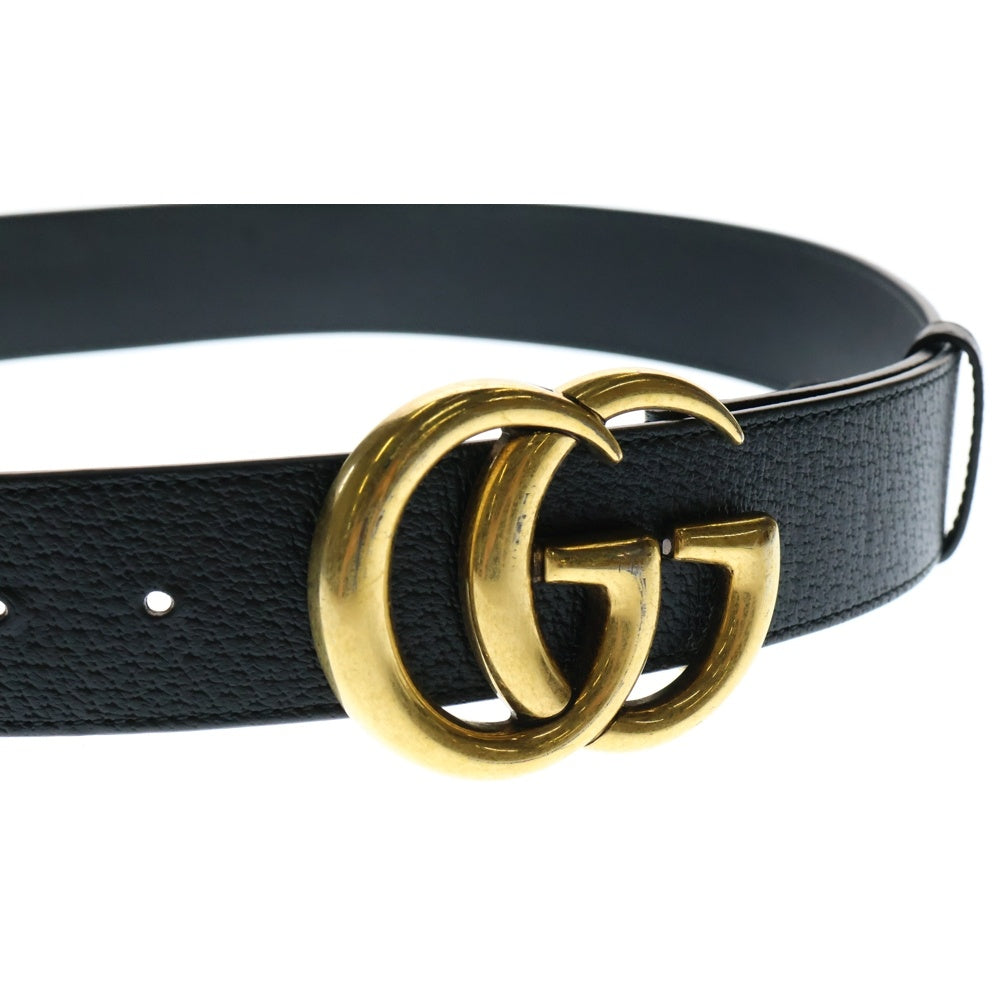 GUCCI(グッチ) GGマーモント ベルト ブラック レザー 406831