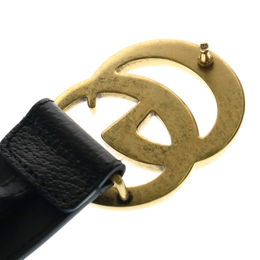 GUCCI(グッチ) GGマーモント ベルト ブラック レザー 406831