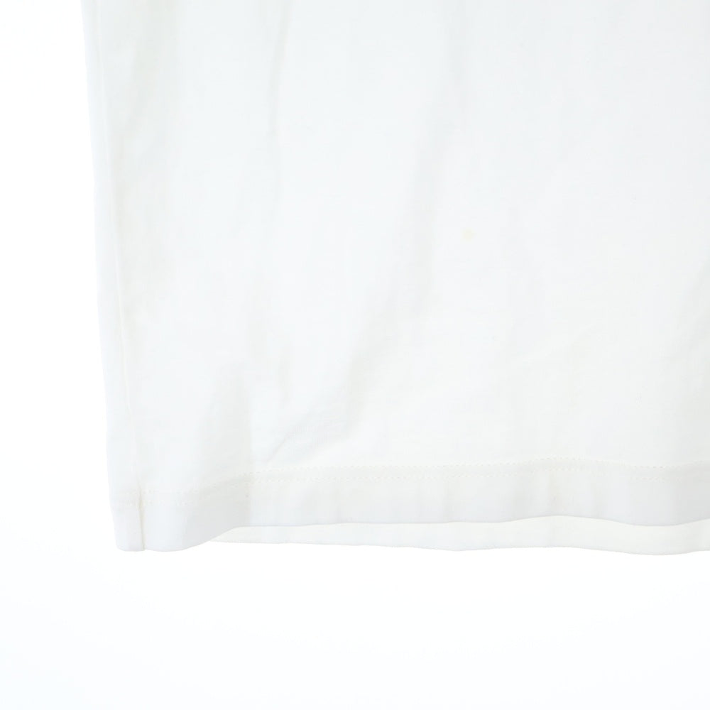 CELINE(セリーヌ) 22SS エディ期 トリオンフ ロゴプリント 半袖リンガーTシャツ カットソー ホワイト/ネイビー 2X872671Q