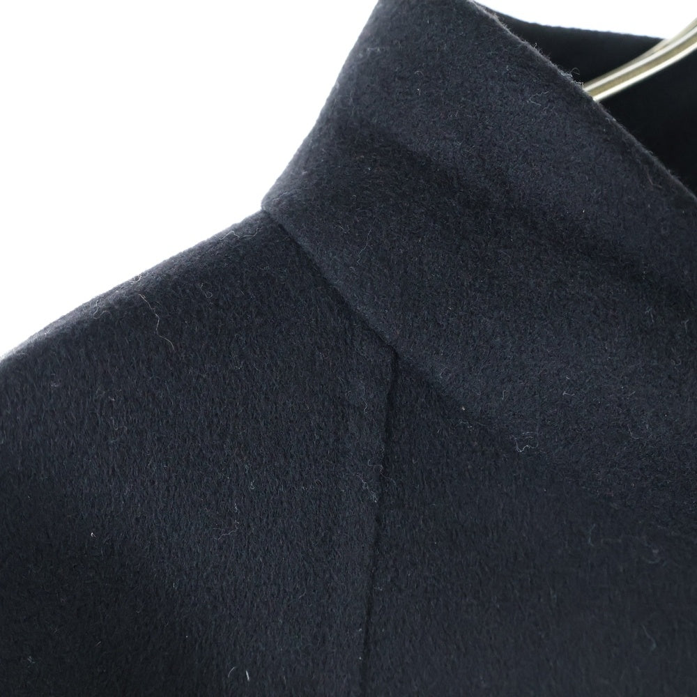 Loro Piana(ロロピアーナ) ザルツブルグ ケープ カシミヤ レザーベルト スナップボタン ポンチョ ジャケット ブラック レディース FAG3753