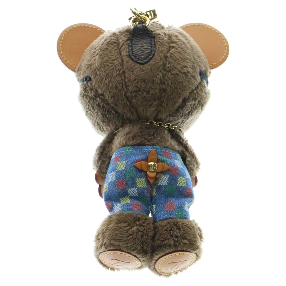 LOUIS VUITTON(ルイヴィトン) ×NIGO ファレル バッグチャーム・LVルイ ベア ブラウン M03178
