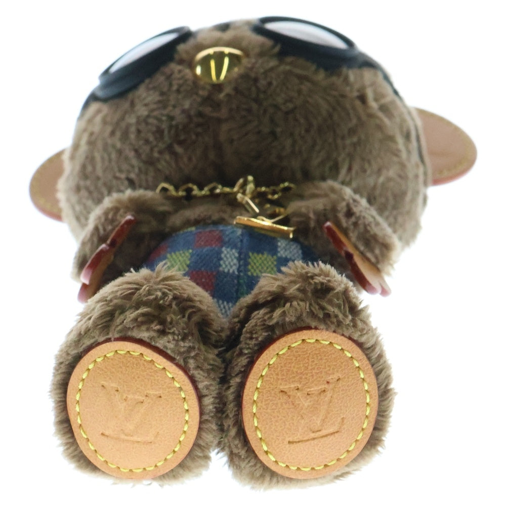 LOUIS VUITTON(ルイヴィトン) ×NIGO ファレル バッグチャーム・LVルイ ベア ブラウン M03178