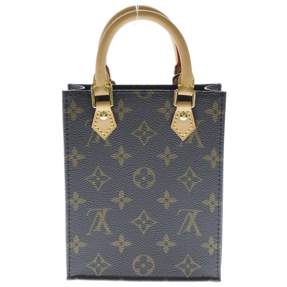 LOUIS VUITTON(ルイヴィトン) モノグラム プティットサックプラ ショルダーバッグ ブラウン PVCレザー M81295