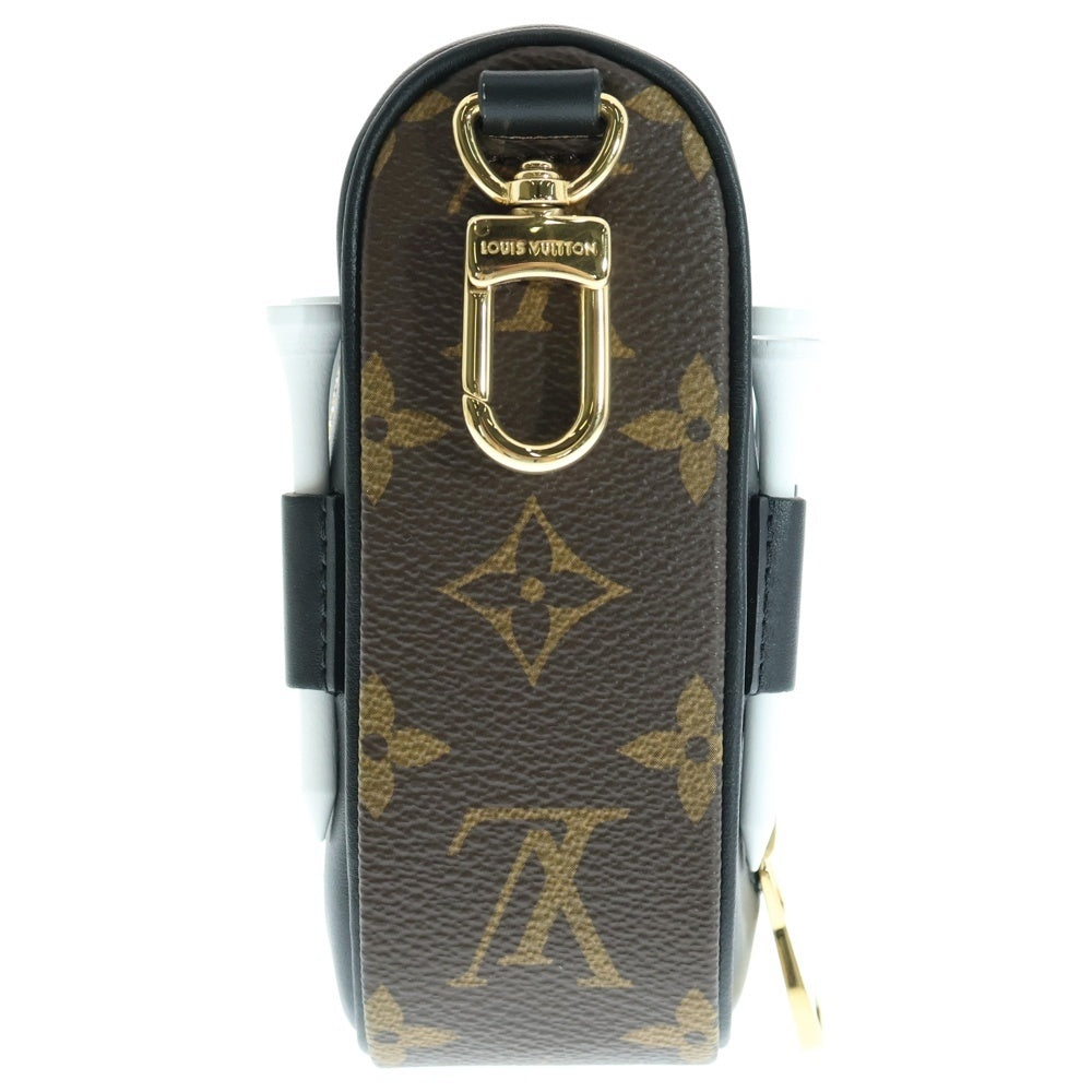 LOUIS VUITTON(ルイヴィトン) ゴルフセット・アンドルーズ モノグラム マカサー PVC レザー バッグチャーム ボール ティー ゴールド金具 ブラウン GI0826