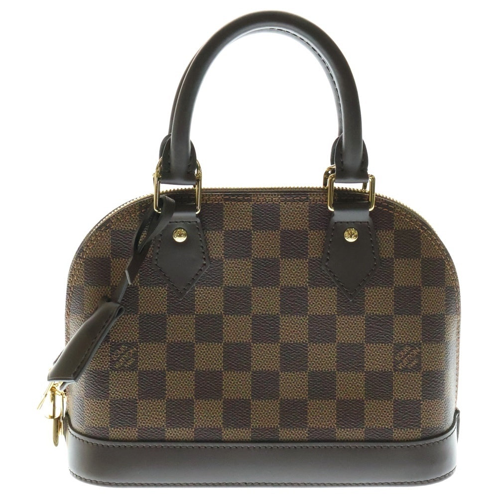 LOUIS VUITTON(ルイヴィトン) ダミエ アルマBB 2WAYバッグ ショルダーバッグ ハンドバッグ ブラウン ゴールド金具 レザー×PVC N41221