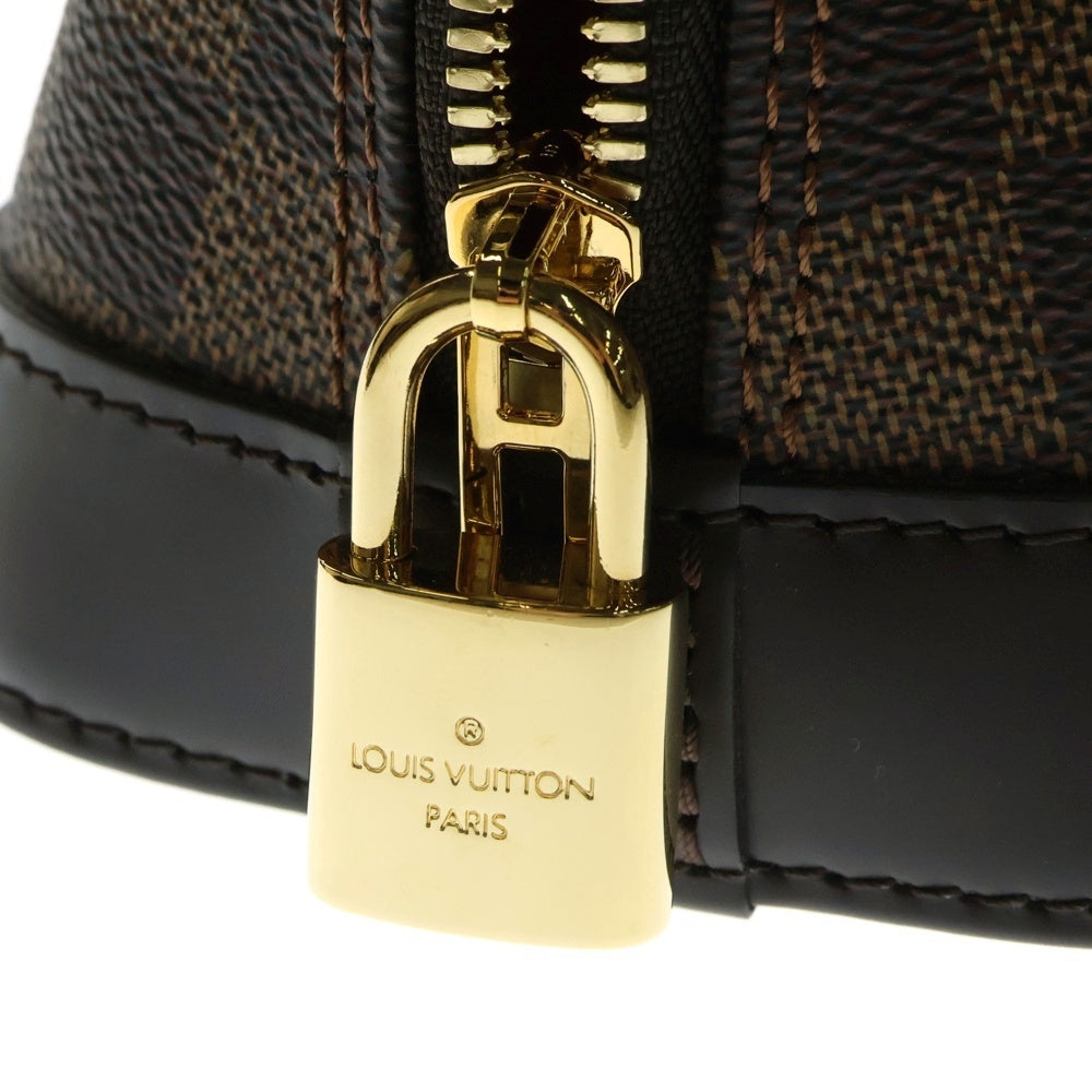LOUIS VUITTON(ルイヴィトン) ダミエ アルマBB 2WAYバッグ ショルダーバッグ ハンドバッグ ブラウン ゴールド金具 レザー×PVC N41221