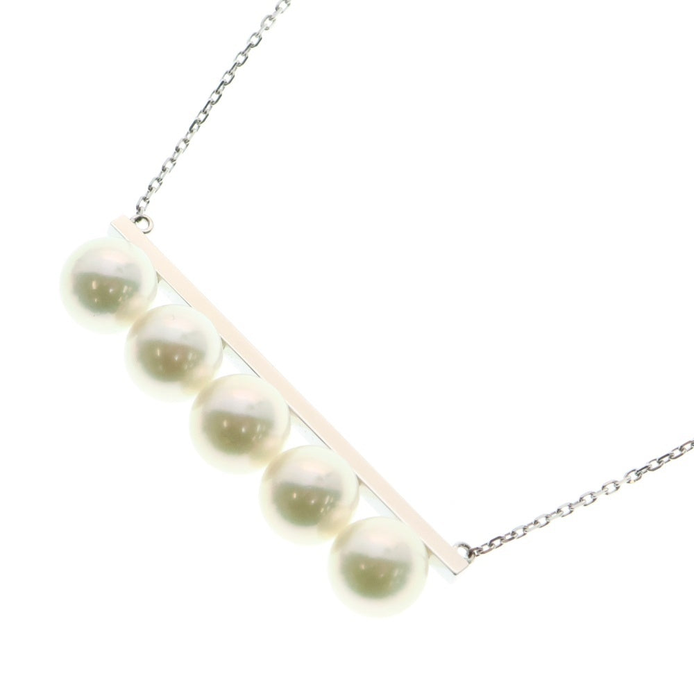TASAKI(タサキ) バランス シグネチャー パールネックレス Au750 K18 WG ホワイトゴールド 真珠
