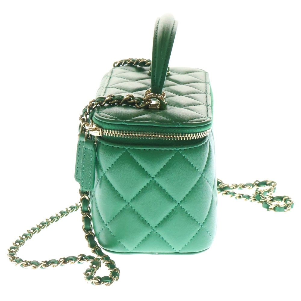 CHANEL(シャネル) ココマーク マトラッセ バニティ ラムスキン