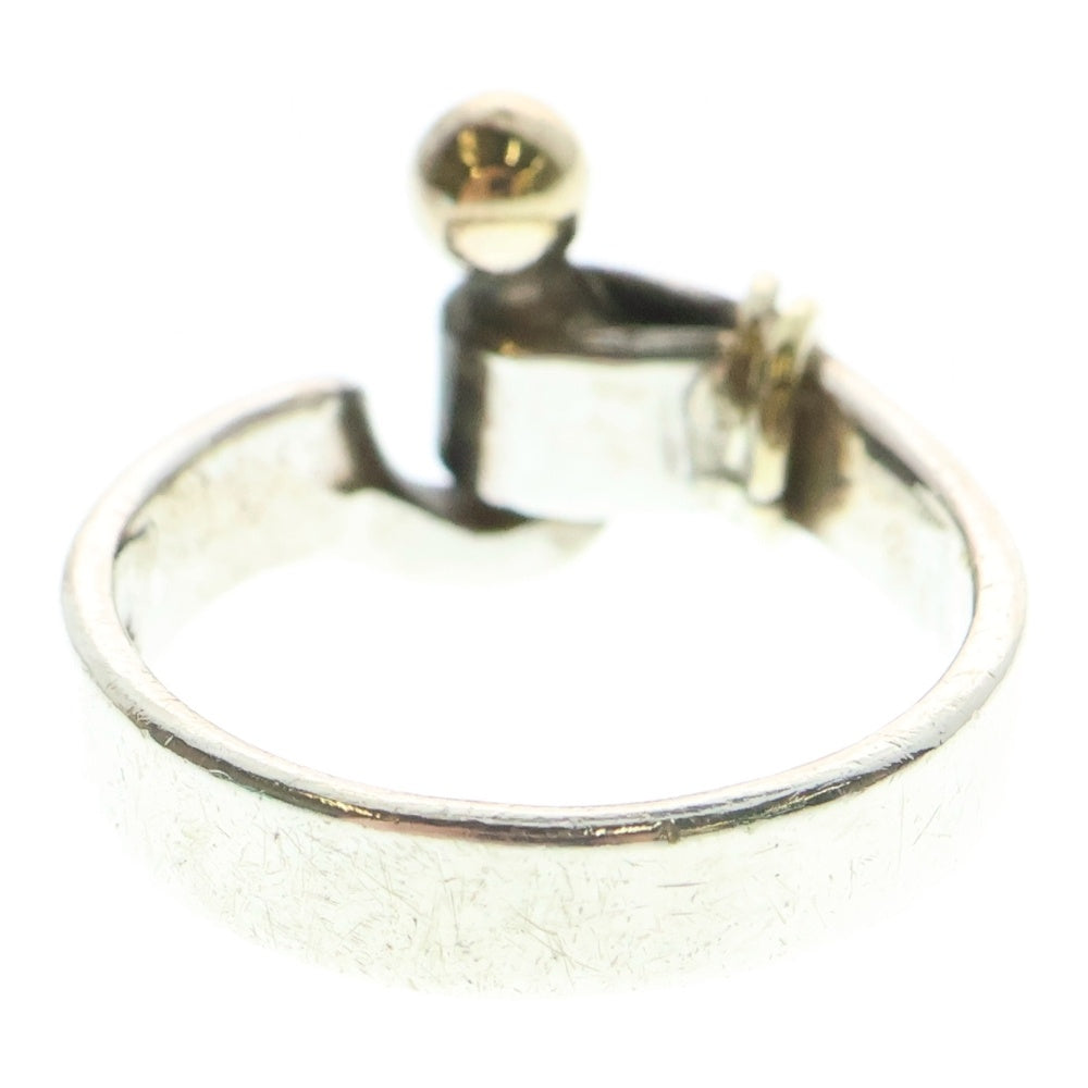 TIFFANY&Co(ティファニー) フック アイ リング 指輪 シルバー K18×SV925 ♯11