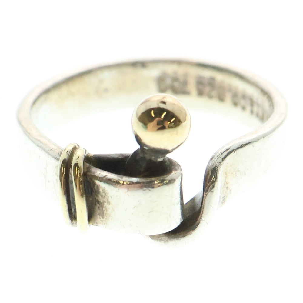 TIFFANY&Co(ティファニー) フック アイ リング 指輪 シルバー K18×SV925 ♯11