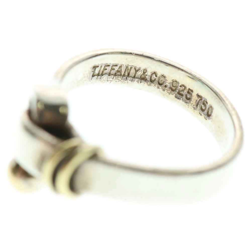 TIFFANY&Co(ティファニー) フック アイ リング 指輪 シルバー K18×SV925 ♯11