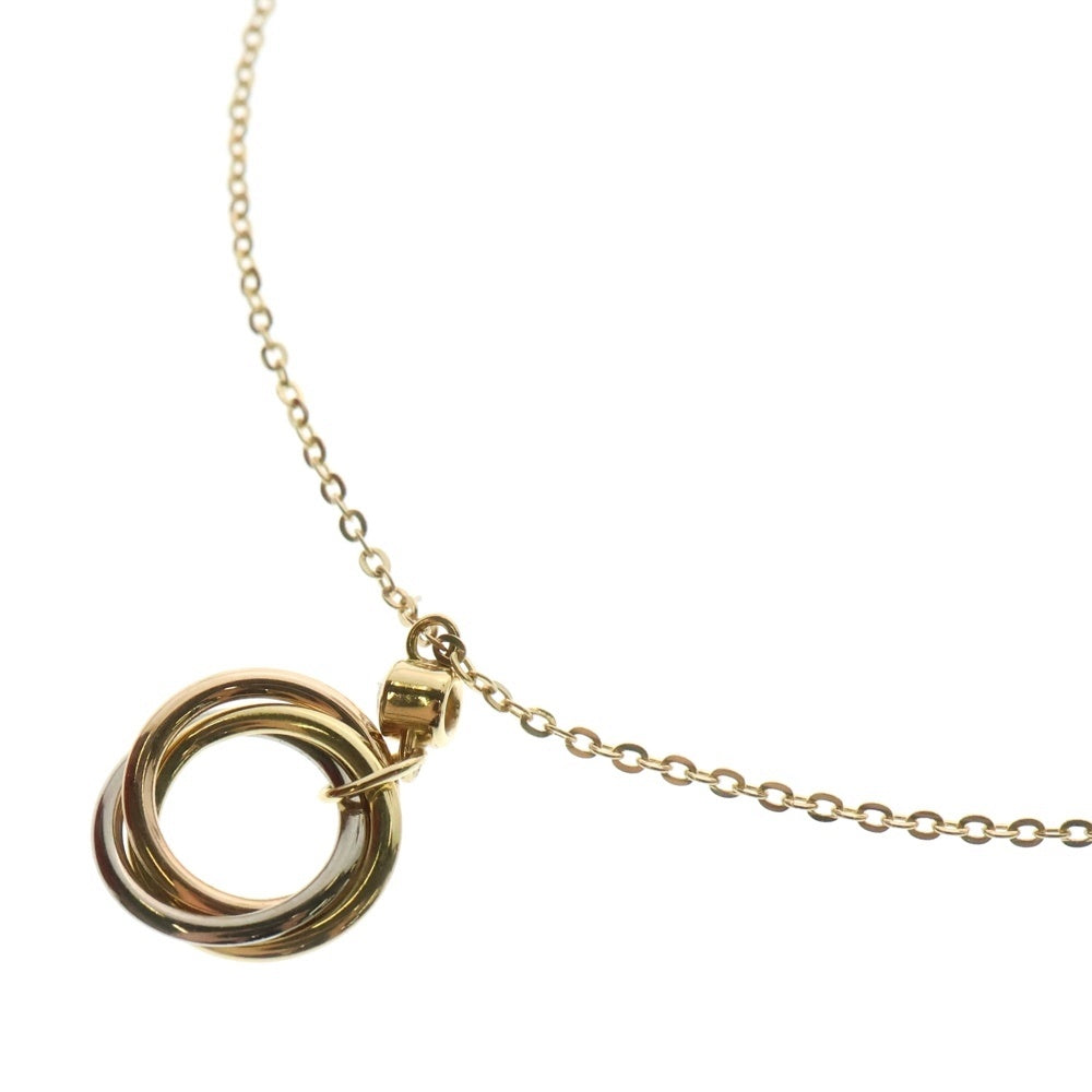 Cartier(カルティエ) トリニティ ペンダント ネックレス ダイヤモンド イエローゴールド ピンクゴールド ホワイトゴールド K18YG×PG×WG B7223500 ジュエリー アクセサリー