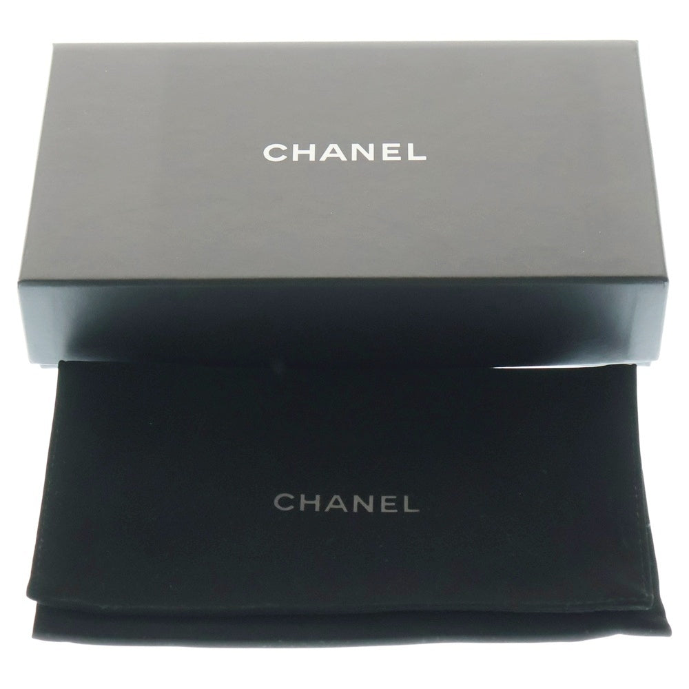 CHANEL(シャネル) ボーイシャネル ラウンドファスナーロングウォレット サーモンピンク レディース