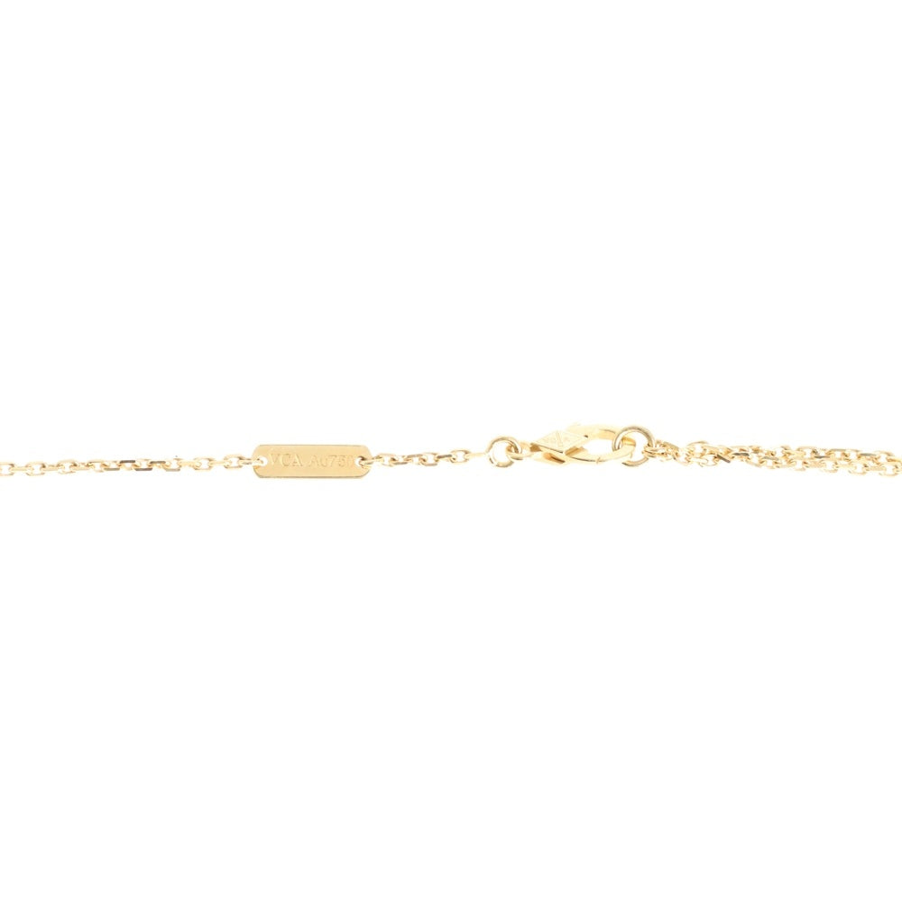 Van Cleef & Arpels(ヴァンクリーフアンドアーペル) ヴィンテージアルハンブラ タイガーアイ ネックレス イエローゴールド Au750YG VCARD38600 ジュエリー
