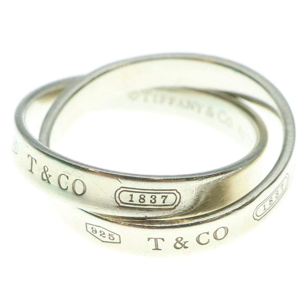 TIFFANY&Co(ティファニー) 1837 インターロッキングサークルリング 指輪 シルバー レディース
