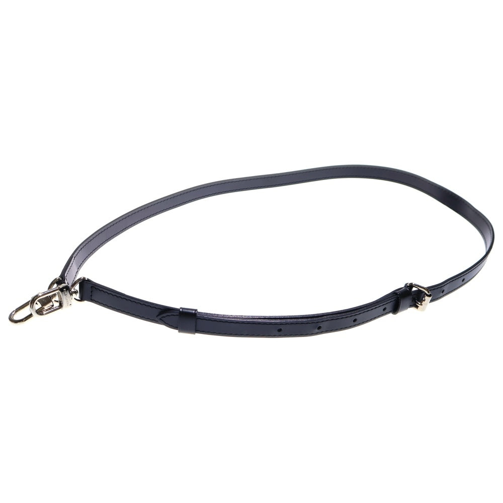 LOUIS VUITTON(ルイヴィトン) ショルダーストラップ ブラック シルバー金具 PVC レザー