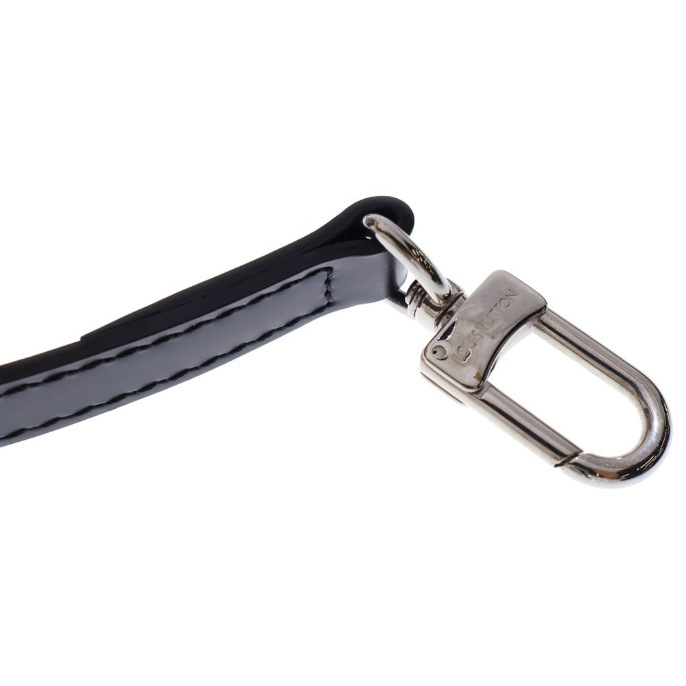 LOUIS VUITTON(ルイヴィトン) ショルダーストラップ ブラック シルバー金具 PVC レザー
