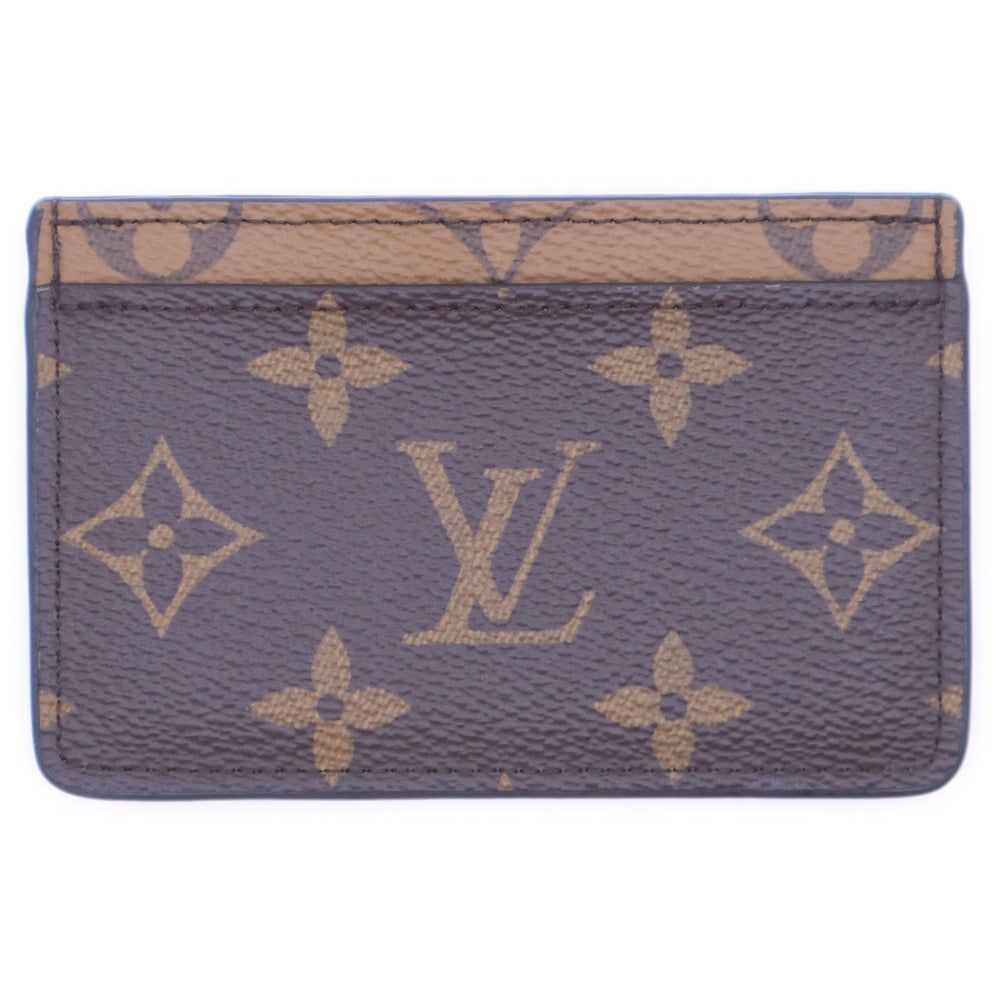 LOUIS VUITTON◇ポルト・カルト・ロミー_モノグラム・リバース_