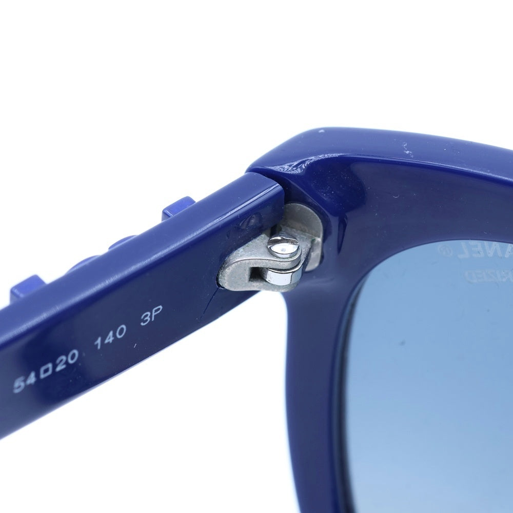 CHANEL(シャネル) ココマークテンプル カラーレンズサングラス アイウェア ブルー 5315-A