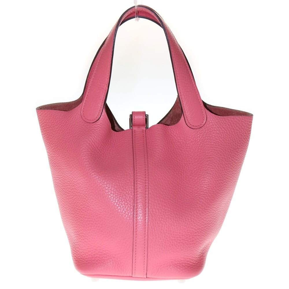 HERMES(エルメス) ピコタンロックPM ローズアザレ トリヨンクレマンス ハンドバッグ ミニバッグ ピンク シルバー金具 レザー Y刻印
